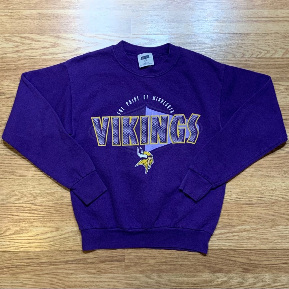Vintage Minnesota Vikings Sweatshirt Youth